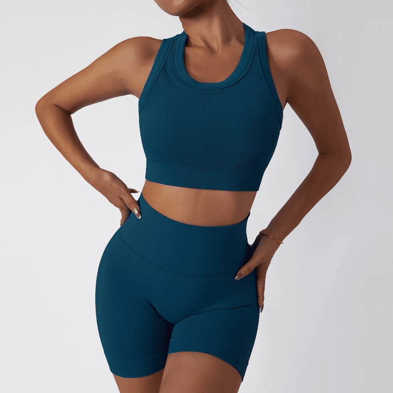 Wholesale Wholesale Women High Elastic Gym Fitness Sets Breathable Seamless  Sets Manufacturer and Supplier